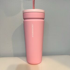 Starbucks 2025 Spring Pink Cherry Blossom Sakura Soft Touch Stainless Tumbler